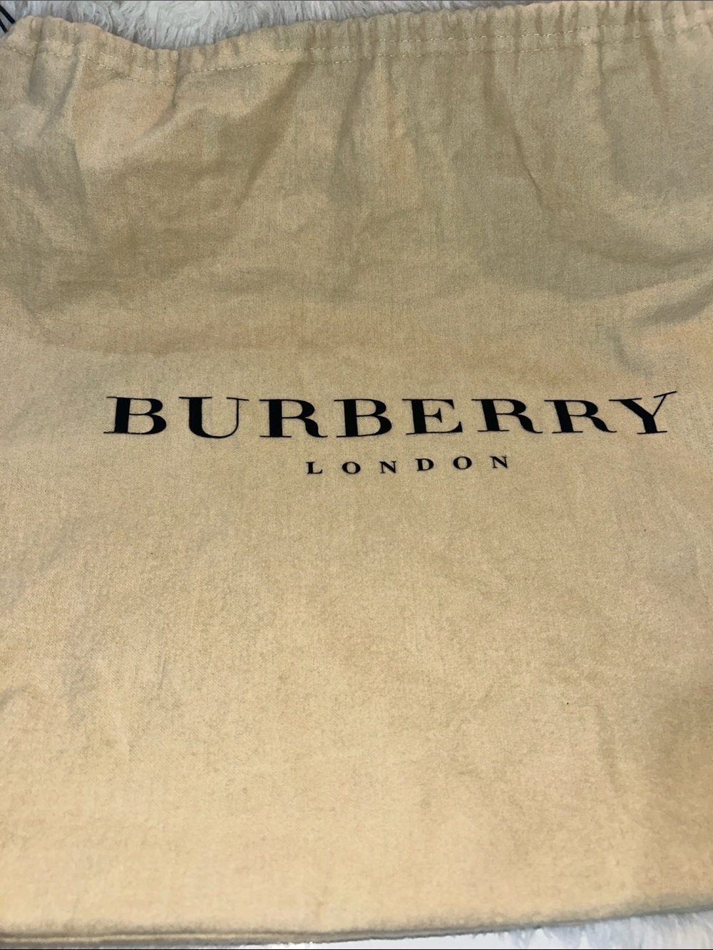 Burberry Tote Bag with Brown Trim - Picture 12 of 16
